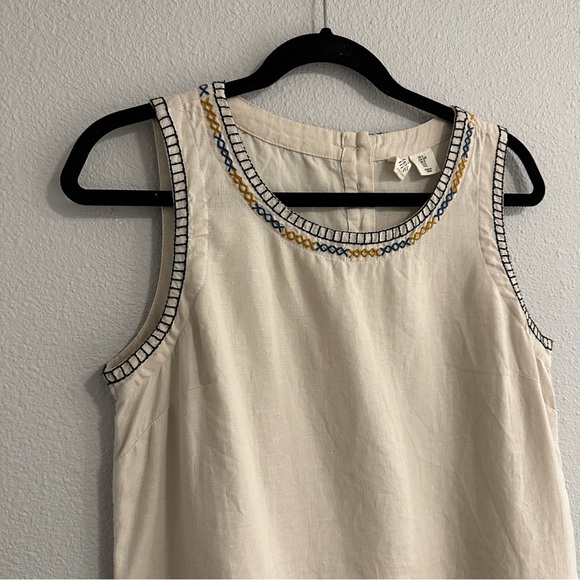 Linen mini dress - Picture 3 of 11